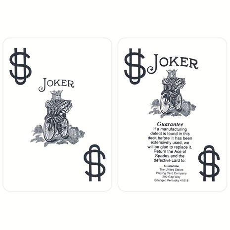 Prestige Poker Playing Cards: 100% Plastic - Blue (Bicycle)