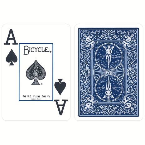 Prestige Poker Playing Cards: 100% Plastic - Blue (Bicycle)