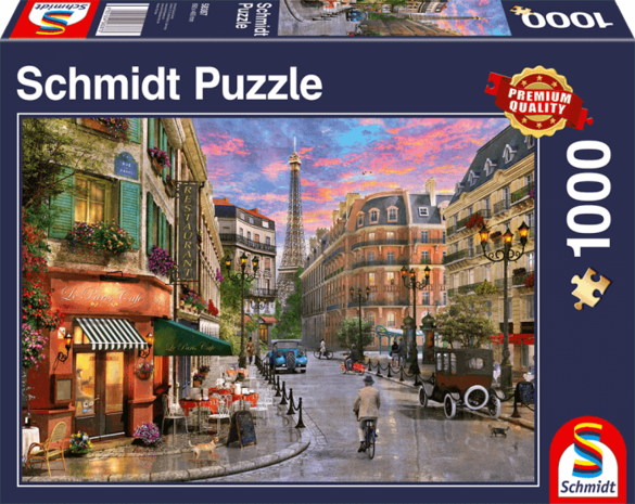 Straat naar de Eiffeltoren - Puzzel (1000)