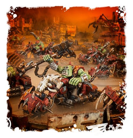 Warhammer 40,000 - Orks: Ork Warbiker Mob
