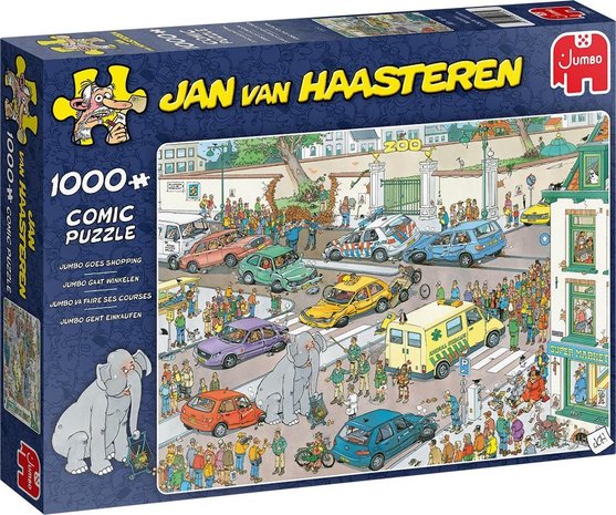 Jumbo Gaat Winkelen - Jan van Haasteren Puzzel (1000)