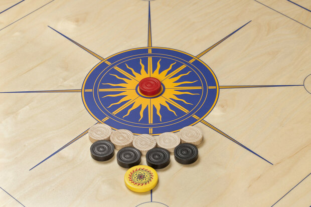 Carrom Standard (Blue/Yellow)
