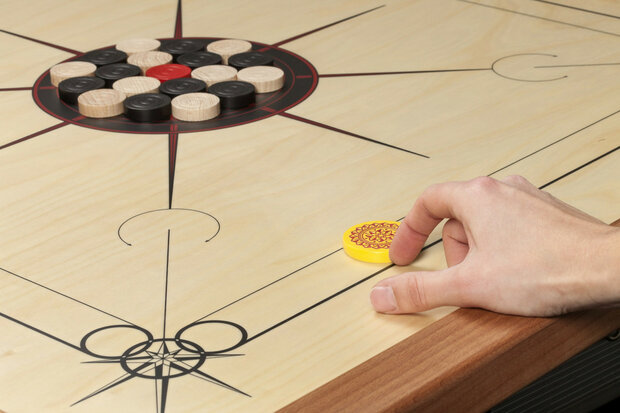 Carrom Standard (Black/Red)