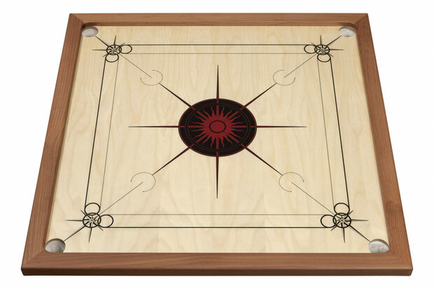 Carrom Standard (Black/Red)