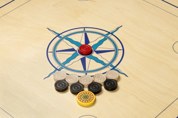 Carrom Standard (Dark Blue/Light Blue)