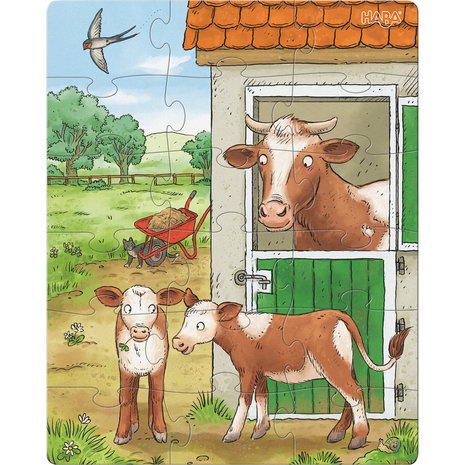Puzzels: Jonge Boerderijdieren (3+)