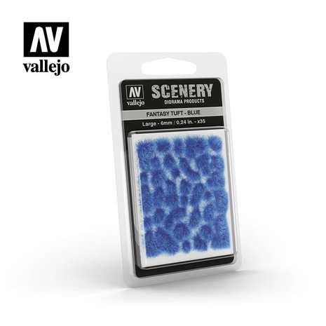 Vallejo Scenery: Fantasy Tuft L (Blue)