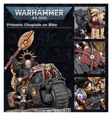 Warhammer 40,000 - Space Marines: Primaris Chaplain on Bike