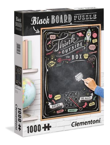Think Outside the Box - Black Board Puzzle (1000)