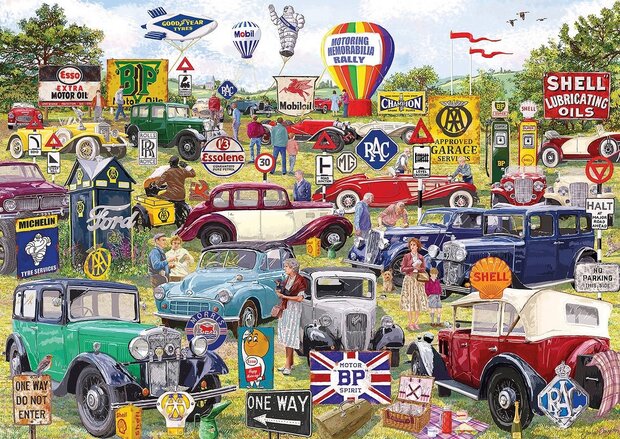 Motoring Memorabilia - Puzzel (1000)