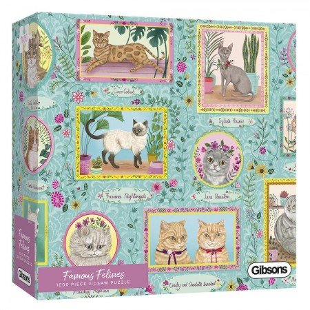 Famous Felines - Puzzel (1000)