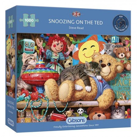 Snoozing on the Ted - Puzzel (1000)