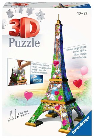 La Tour Eiffel - 3D Puzzel (224) [LOVE EDITION]