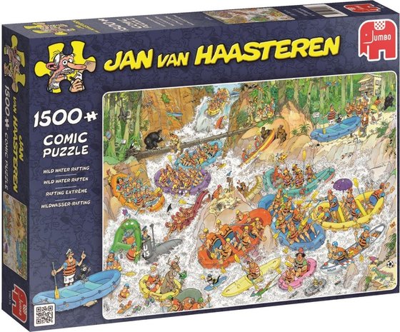 Wild Water Raften - Jan van Haasteren Puzzel (1500)