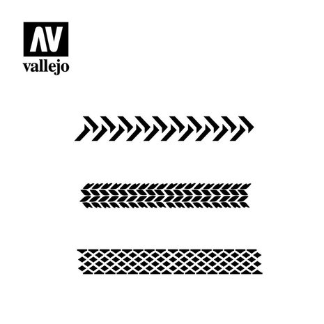Hobby Stencils: Tyre Markings (Vallejo)