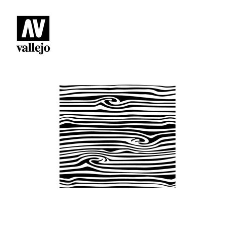 Hobby Stencils: Wood Texture Nº2 (Vallejo)