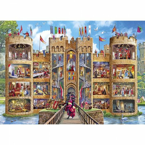 Castle Cutaway - Puzzel (1000)