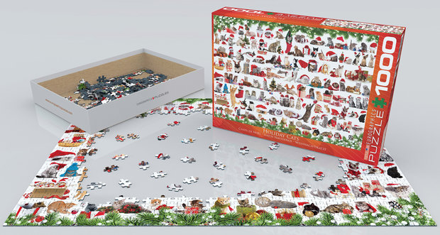 Holiday Cats - Puzzel (1000)