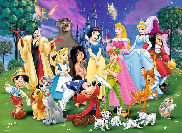Disney's Lievelingen - Puzzel (200XXL)
