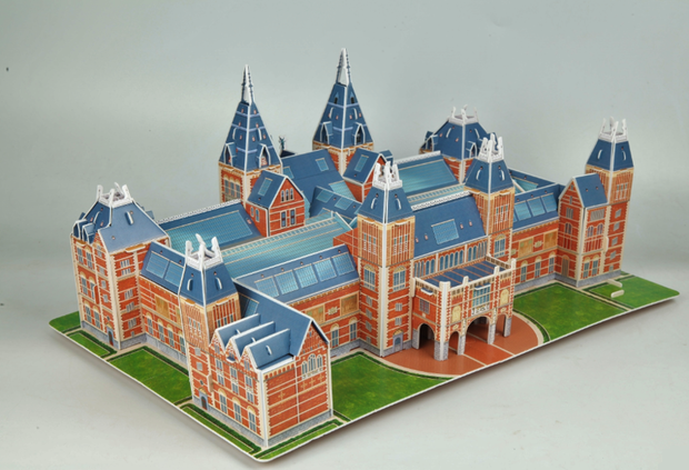 Amsterdam: Rijksmuseum - 3D Puzzel (134)