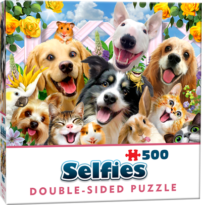 Selfies: Buddies - Double-Sided Puzzle (500)