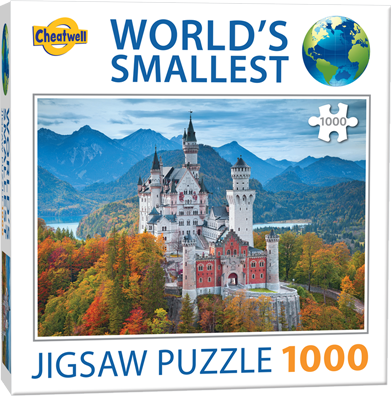 Neuschwanstein Castle - World's Smallest Jigsaw Puzzle (1000)