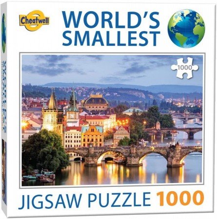 Prague Bridges - World's Smallest Jigsaw Puzzle (1000)