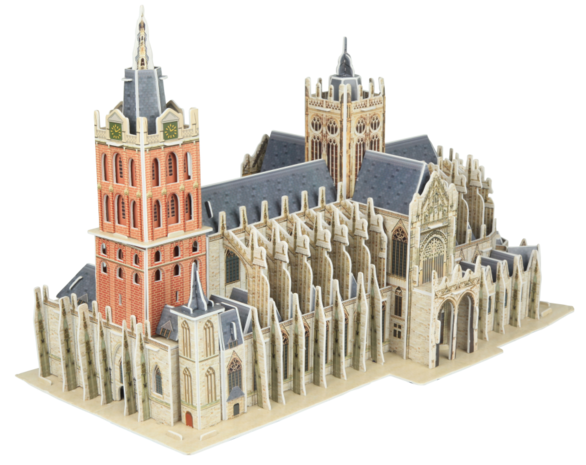 's Hertogenbosch: Sint-Janskathedraal - 3D Puzzel (184)