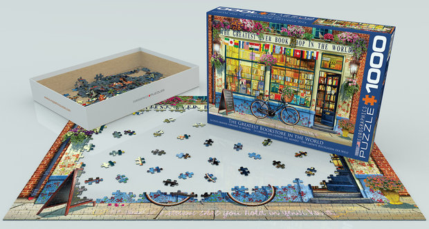 The Greatest Bookstore in the World - Puzzel (1000)