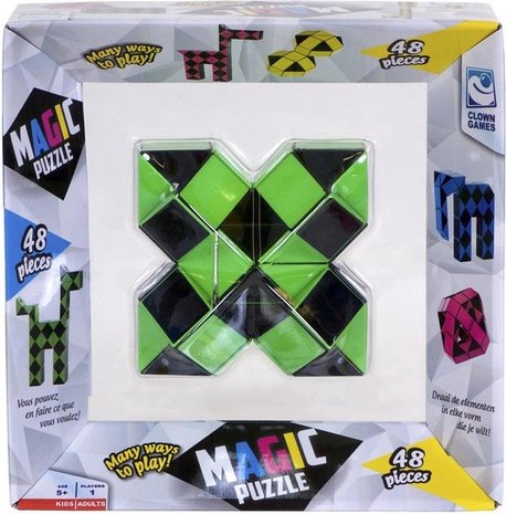 Magic Puzzle 3D - 48 delen (Groen)