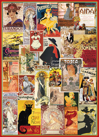 Theatre & Opera Vintage Posters - Puzzel (1000)