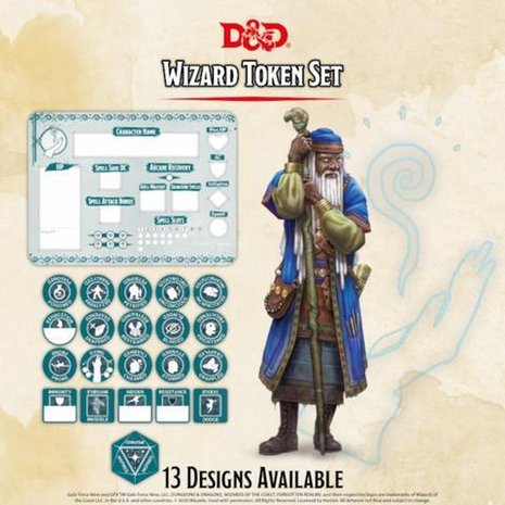 Dungeons & Dragons: Wizard Token Set