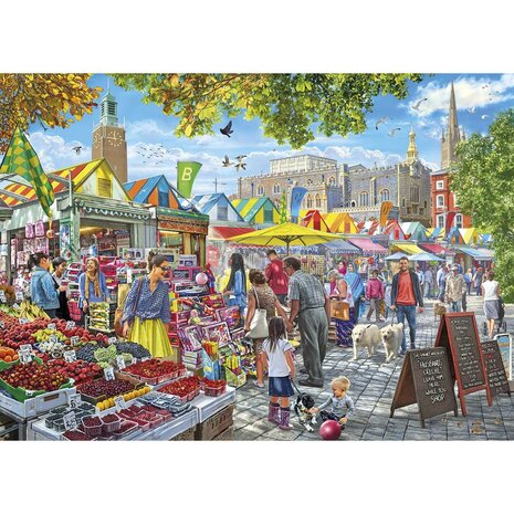 Market Day, Norwich - Puzzel (1000)