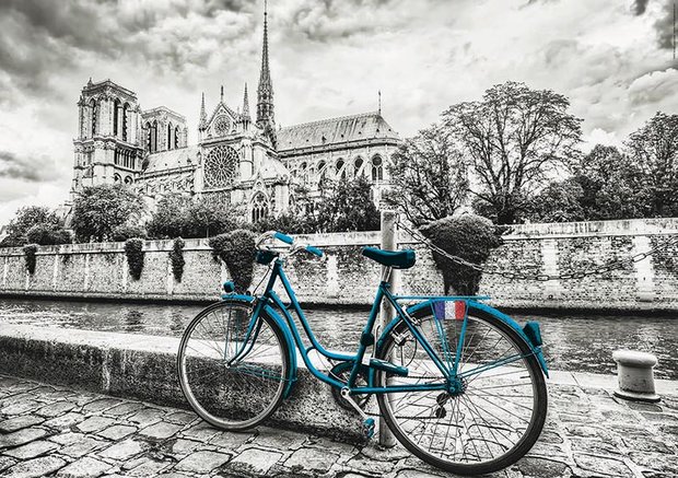 Bike near Notre Dame - Puzzel (500)