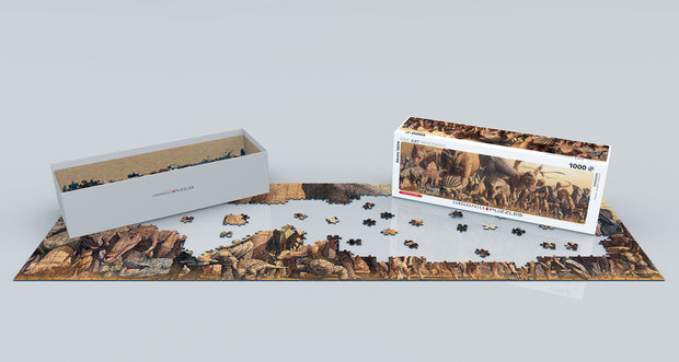 Dinosaurs - Panorama Puzzel (1000)