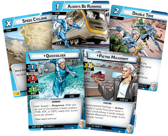 Marvel Champions: The Card Game - Quicksilver Hero Pack