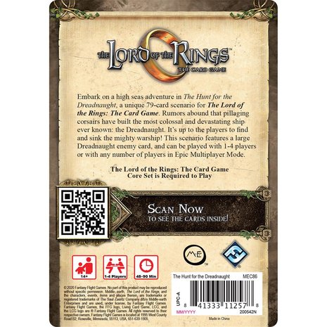 Lord of the Rings: The Card Game - The Hunt for the Dreadnaught (Scenario Pack)
