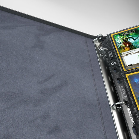 Zip-Up Ring-Binder Slim (Gamegenic) - Black