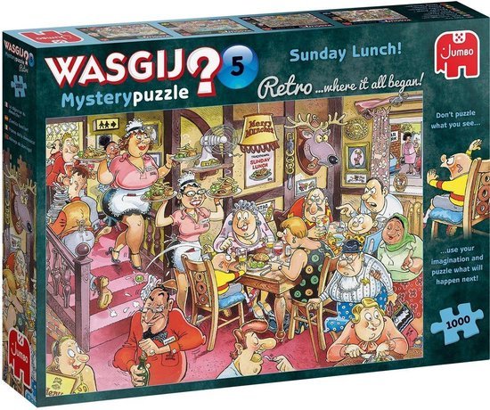 Wasgij Mystery Puzzel Retro (#5): Zondagse Lunch! (1000)