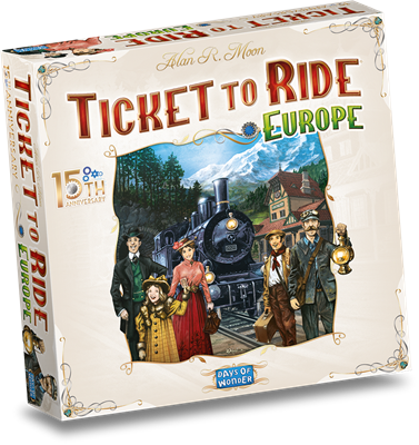 Ticket to Ride: Europe [15TH ANNIVERSARY DELUXE]