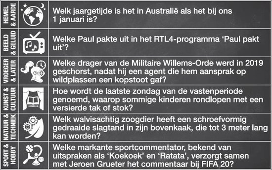 Quiz Spel: Vragen & Antwoorden (Classic Edition 9)