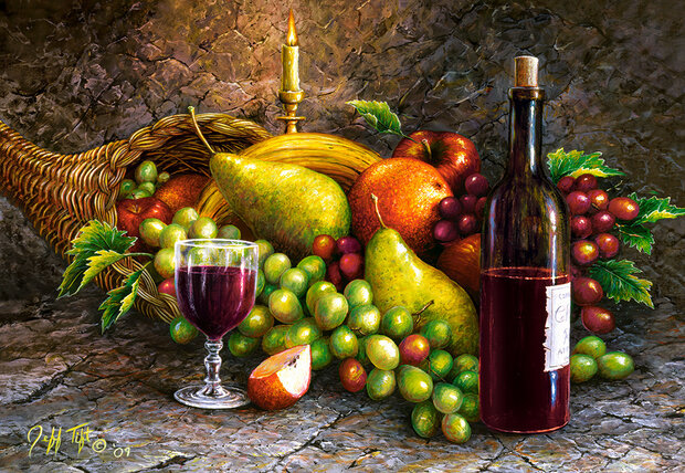 Fruit and Wine - Puzzel (1000)