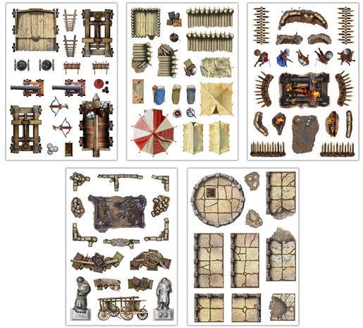 Add-On Scenery for RPG Battle Maps: War & Siege