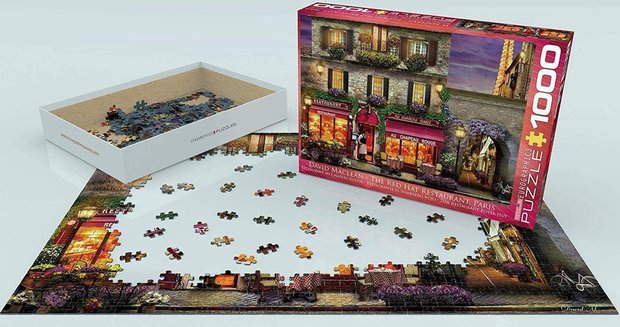 The Red Hat Restaurant, Paris - Puzzel (1000)
