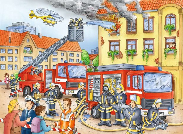 Brandweer - Puzzel (100XXL)