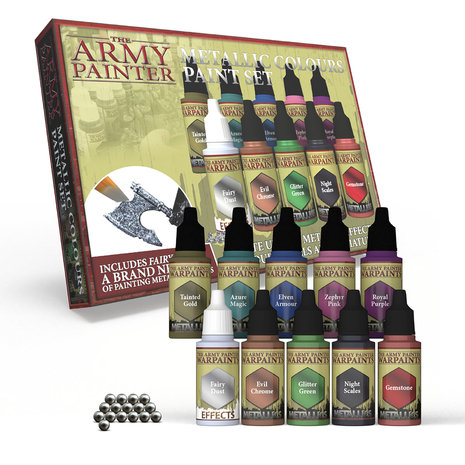 Warpaints Metallic Colours Paint Set (The Army Painter)