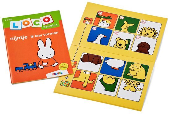 Loco Bambino Boekje - Nijntje: Ik leer vormen