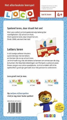 Loco Mini Boekje - Rompompom: Ik leer letters
