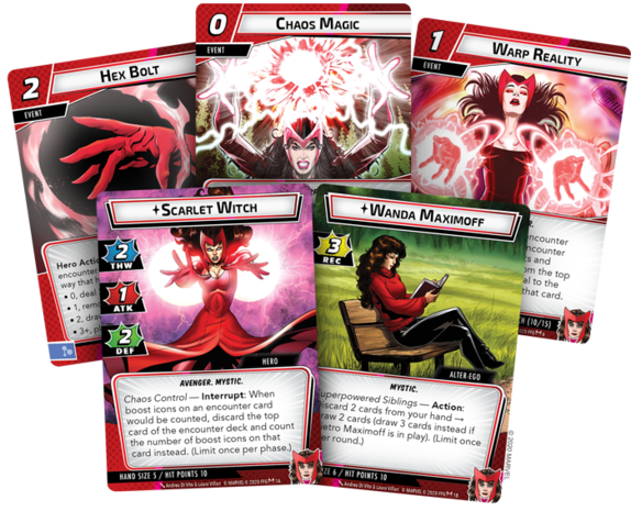 Marvel Champions: The Card Game - Scarlet Witch Hero Pack