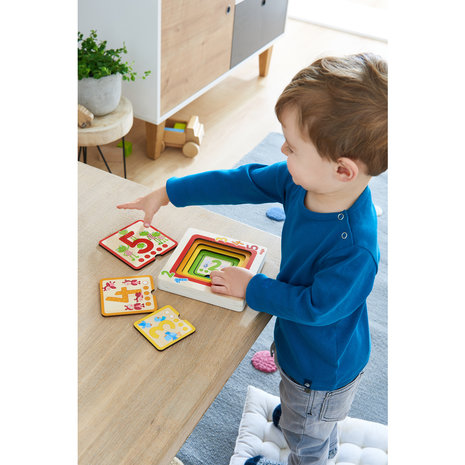 Cijfervrienden - Houten Puzzel (5)